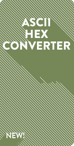 ASCII - Hex Converter